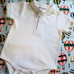 Polo style onesie